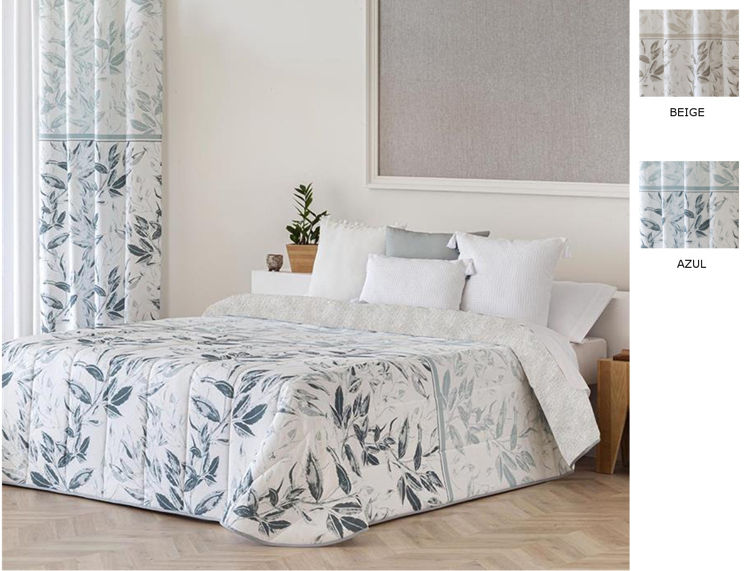 Confecciones Paula Edredón Sherpa Zamora color Azul o Beige