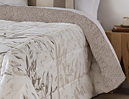 Haz clic para ampliar Edredón Sherpa Zamora color Azul o Beige