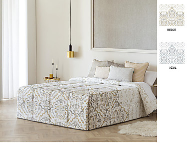 Confecciones Paula - Edredón Conforter Logroño color Azul o Beige