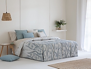 Edredón Conforter Jerte color Azul, Beige o Lila