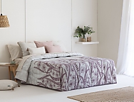 Edredón Conforter Jerte color Azul, Beige o Lila