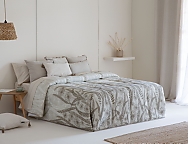 Edredón Conforter Jerte color Azul, Beige o Lila