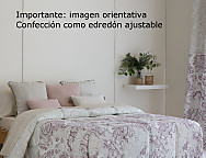 Edredón Ajustable Isaba color Beige, Gris o Lila