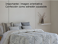 Edredón Ajustable Isaba color Beige, Gris o Lila