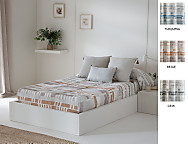 Edredón Ajustable Beret color Beige, Gris o Turquesa