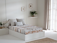 Edredón Ajustable Beret color Beige, Gris o Turquesa