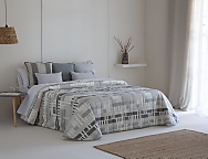 Edredón bouti Beret doble relleno (200 gr) color Beige, Gris o Turquesa