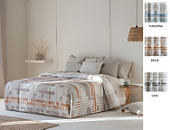 Edredón Conforter Beret color Beige, Gris o Turquesa