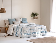 Edredón Conforter Beret color Beige, Gris o Turquesa