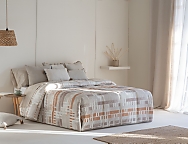 Edredón Conforter Beret color Beige, Gris o Turquesa