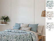 Edredón Ajustable Arties color Caldera, Gris o Turquesa