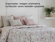 Edredón Ajustable Arties color Caldera, Gris o Turquesa