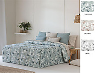 Edredón Conforter Arties color Caldera, Gris o Turquesa