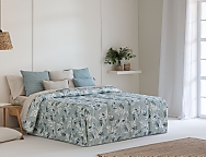 Edredón Conforter Arties color Caldera, Gris o Turquesa