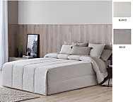 Edredón Conforter Pique Pedraza color Beige o Blanco