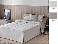 Colcha edredón piqué Pedraza color Beige o Blanco