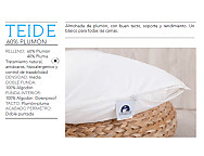 Haz clic para ampliar Almohada plumón Teide Nordream. Doble funda. Densidad Media
