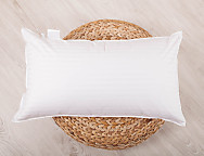 Almohada plumón y poliéster Plumex. Doble funda. Densidad Media-Alta