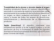 Haz clic para ampliar Almohada plumón Teide Nordream. 1 funda. Densidad Media