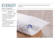 Almohada plumón Everest. 1 funda. Densidad Media