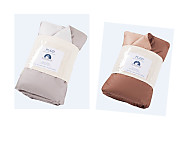 Plaid de plumón Bicolor Nordream color Gris o Marrón