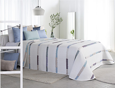 Reig Marti - Colcha Jacquard Boyle 03 azul cama de 135 oferta