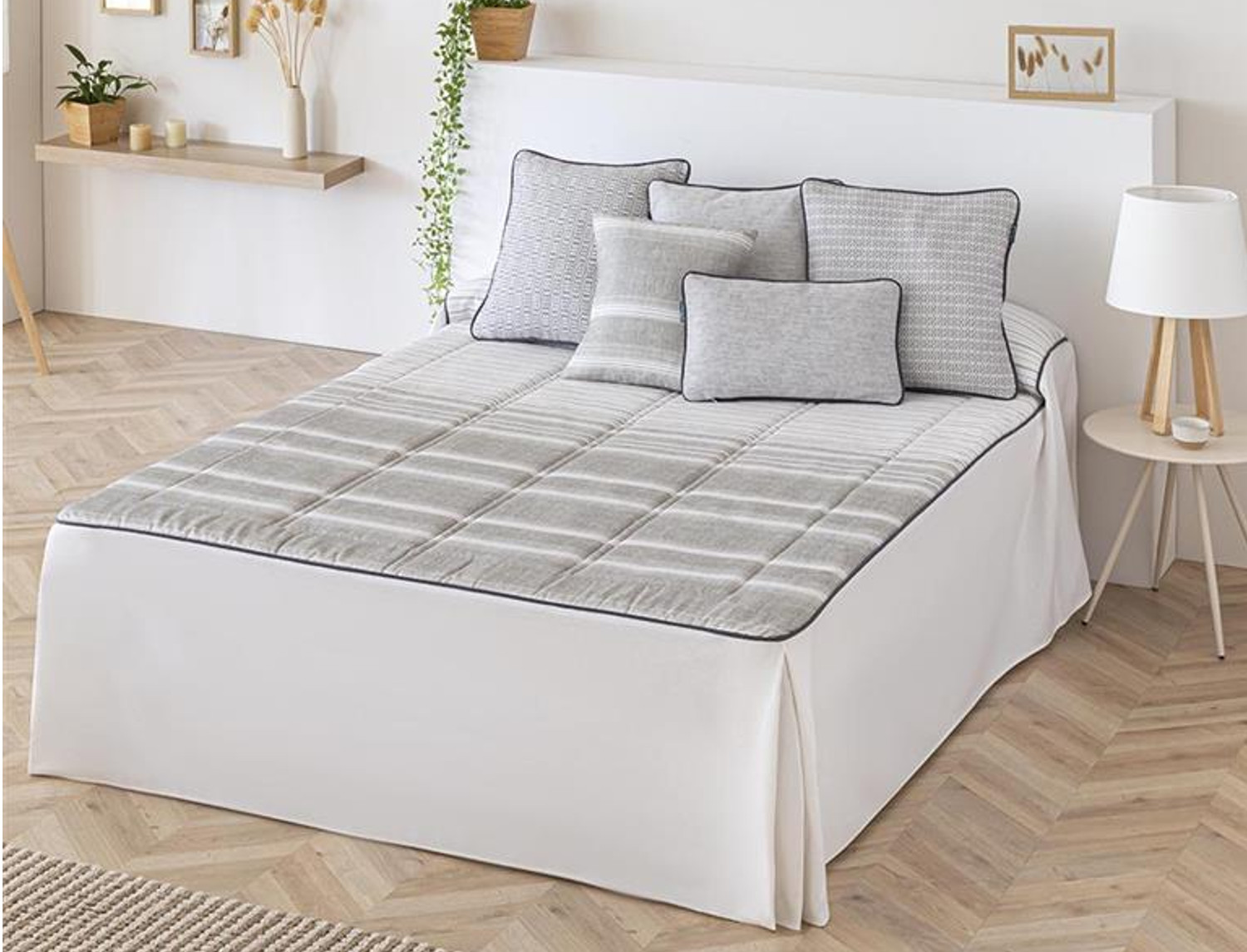 Confecciones Paula Colcha de verano Duero color Beige cama de 135 oferta