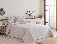 Haz clic para ampliar Colcha Jacquard Espiga color Beige cama de 180 oferta