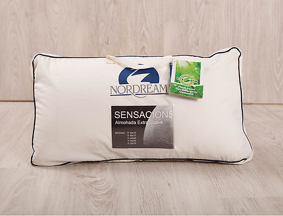 Nordream - Almohada Sensacions Normal. 1 funda. Densidad Media-Baja