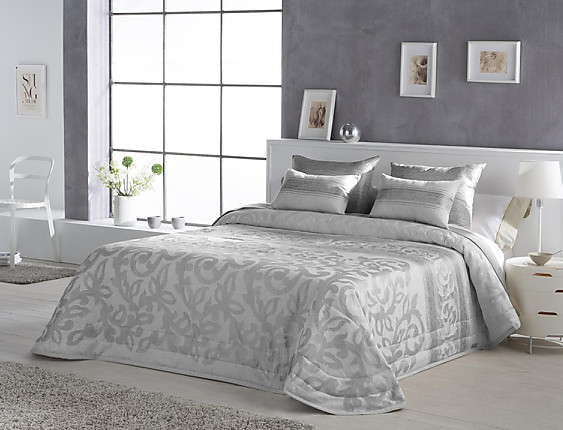JVR - Bouti Jacquard Amalfi color Plata cama de 150 Oferta