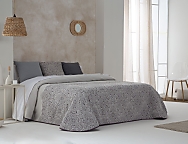Edredón bouti Jacquard Rute doble relleno (200 gr) color Gris o Lila
