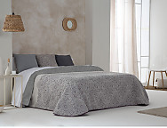 Edredón Sherpa Jacquard Rute color Gris o Lila