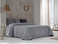 Edredón Sherpa Jacquard Rute color Gris o Lila