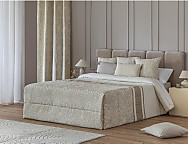 Edredón Conforter Jacquard Lorca color Beige o Turquesa