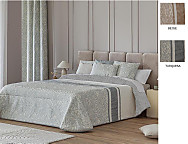 Edredón Sherpa Jacquard Lorca color Beige o Turquesa