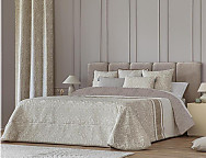 Edredón Sherpa Jacquard Lorca color Beige o Turquesa