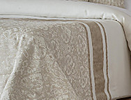 Edredón Sherpa Jacquard Lorca color Beige o Turquesa