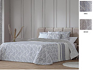 Haz clic para ampliar Edredón Sherpa Jacquard Bejar color Azul o Beige