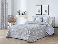 Edredón Sherpa Jacquard Bilbao color Beige o Gris