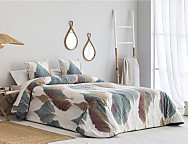 Edredón Conforter de terciopelo Cuenca Multicolor cama de 150 oferta