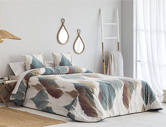 Confecciones Paula - Edredón Conforter de terciopelo Cuenca Multicolor cama de 150 oferta