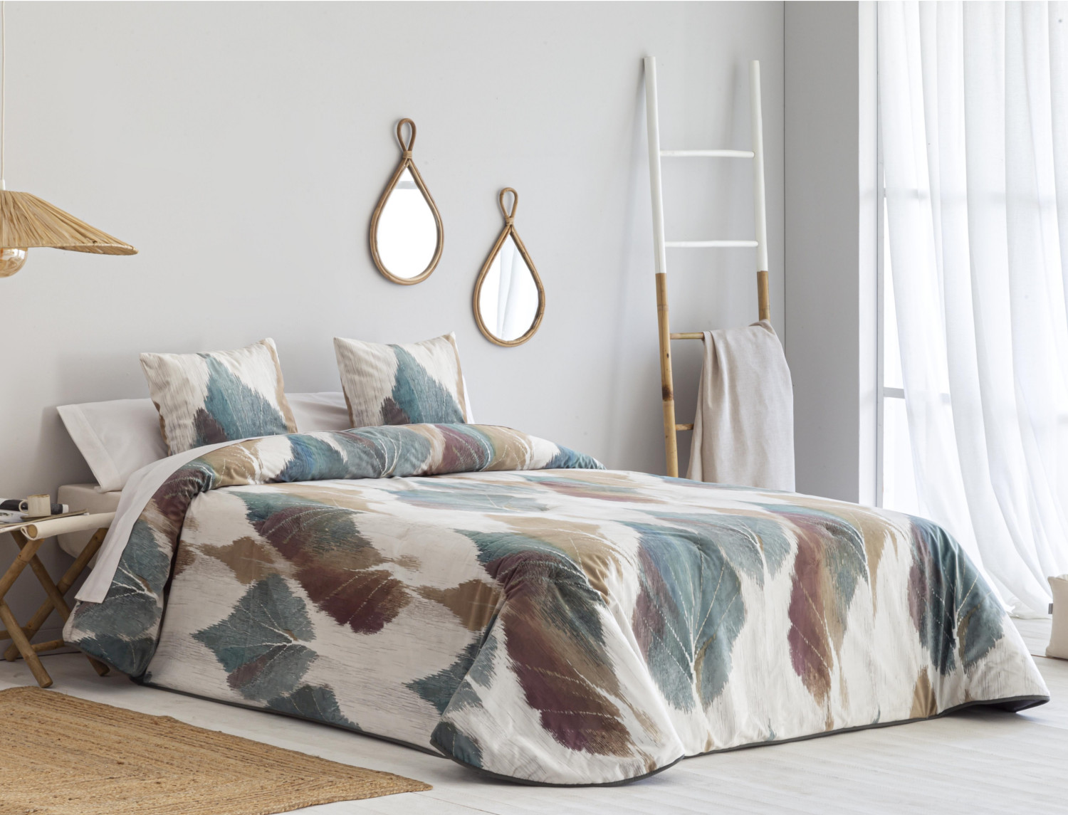 Confecciones Paula Edredón Conforter de terciopelo Cuenca Multicolor cama de 150 oferta