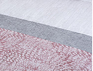 Edredón Sherpa Jacquard Palma color Beige o Rosa