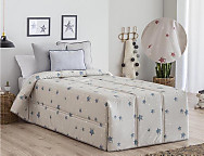 Edredón Conforter Destellos color Azul cama de 105 Oferta