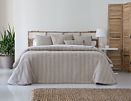 Bouti Jacquard Illora color Beige o Turquesa