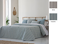 Edredón bouti Jacquard Illora doble relleno (200 gr) color Beige o Turquesa