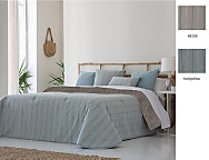 Haz clic para ampliar Edredón Sherpa Jacquard Illora color Beige o Turquesa