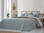 Haz clic para ampliar Edredón Sherpa Jacquard Illora color Beige o Turquesa