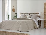 Edredón Sherpa Jacquard Meres color Azul o Beige