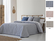 Edredón bouti Jacquard Lires doble relleno (200 gr) color Azul, Beige o Rosa
